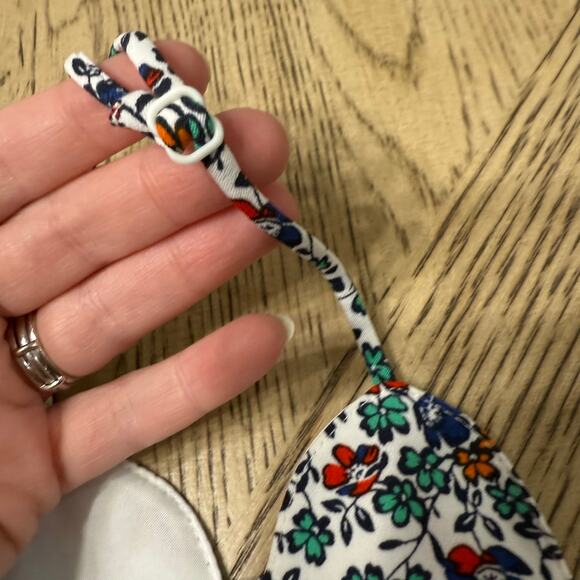 J.Crew Women’s 8‎ Floral Printed scalloped cami top Sleeveless Tank - Picture 7 of 10